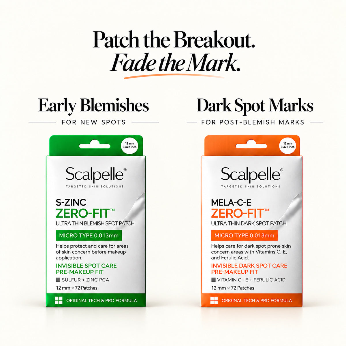Scalpelle™ Zero-Fit Spot Patches